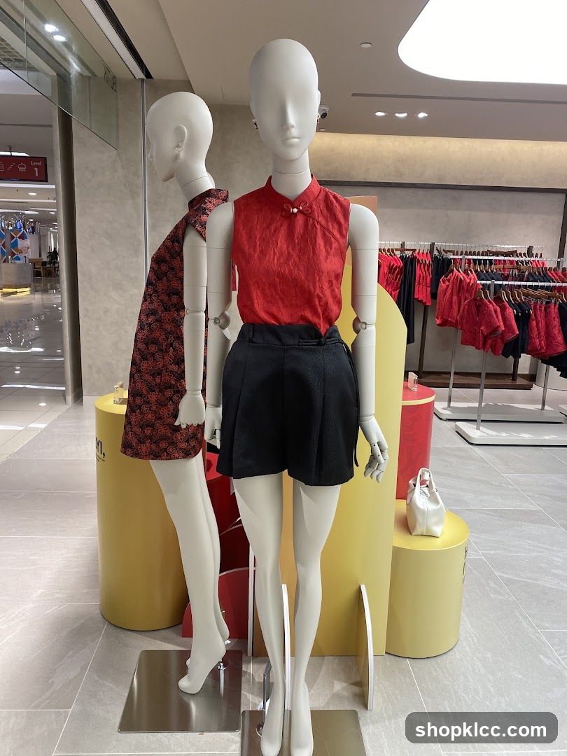 Mannequins in a store display