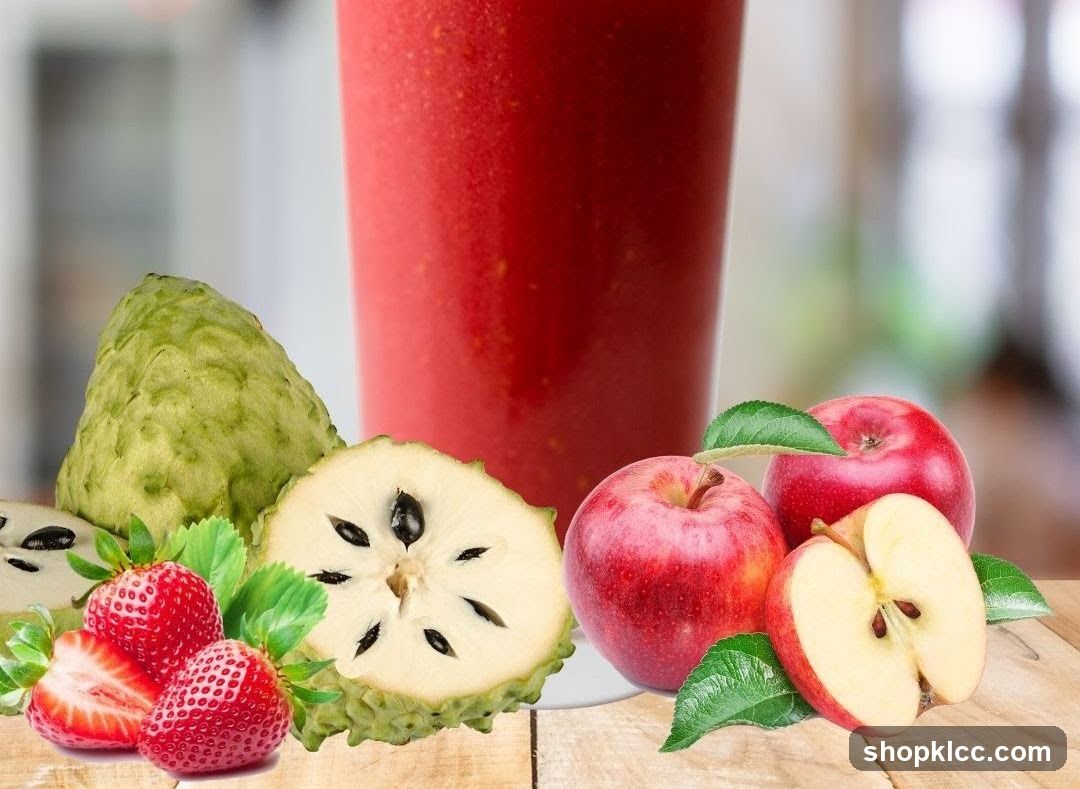 Fruit Smoothie with Fresh Fruits