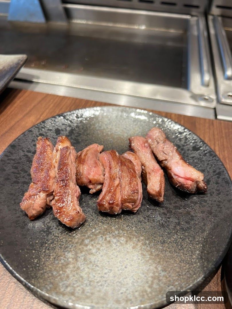 Grilled Beef Slices