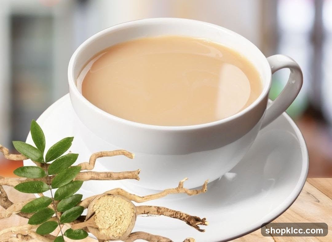 Herbal Tea with Ashwagandha Roots