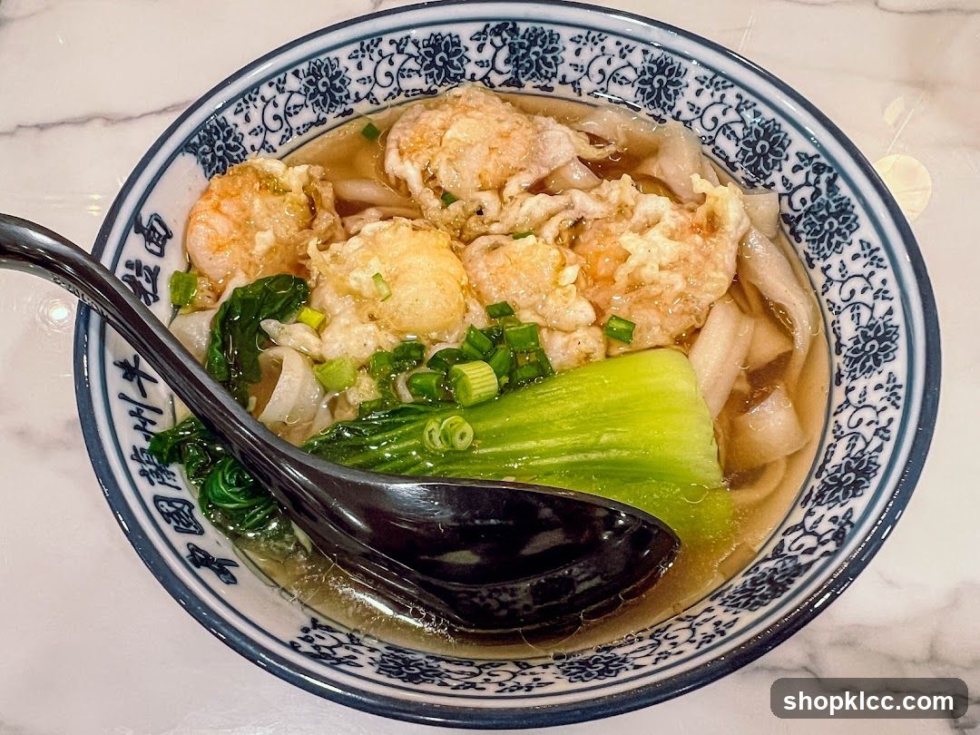 Shrimp and Noodle Soup