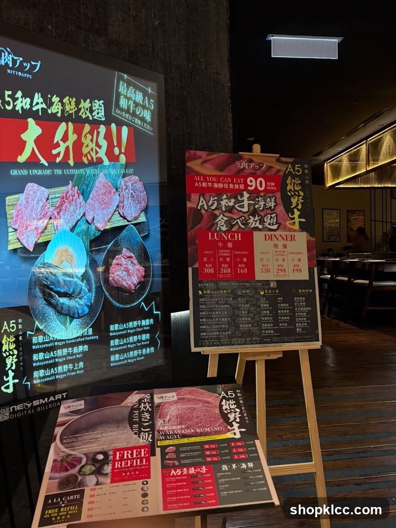 All You Can Eat Wagyu and Seafood Buffet
