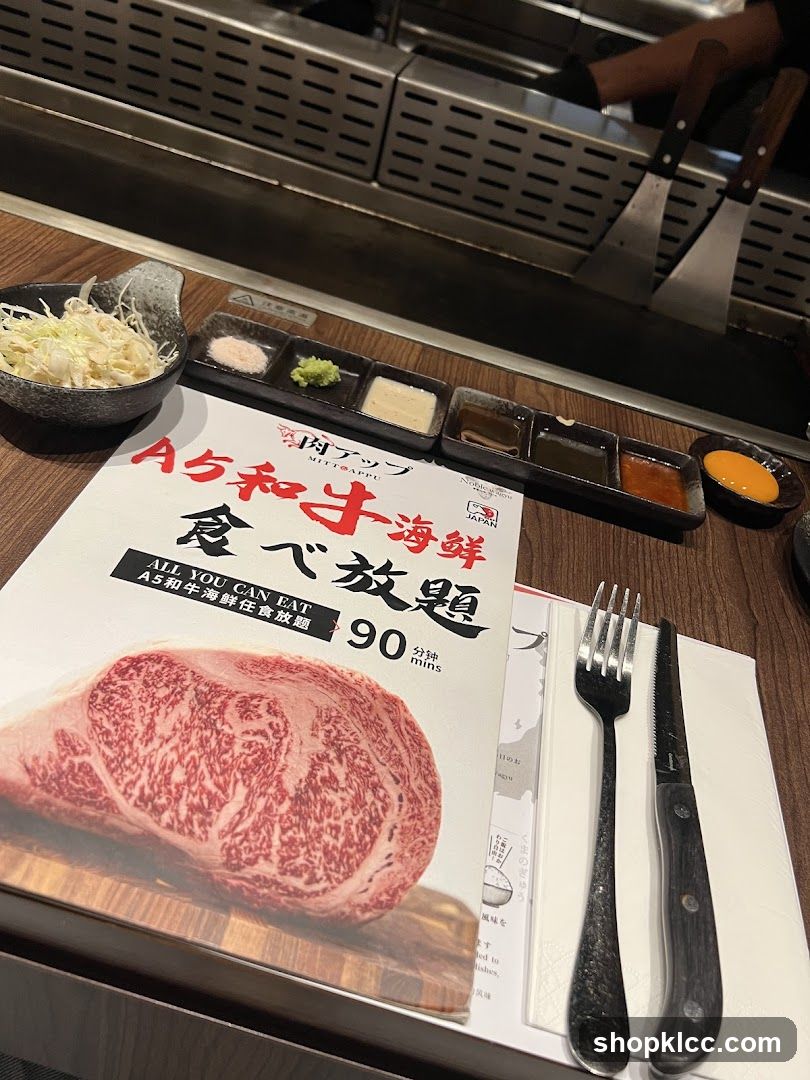 All You Can Eat A5 Wagyu and Seafood Menu