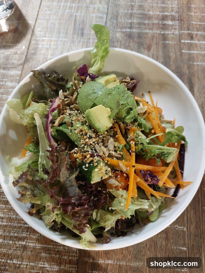 Salad with Avocado and Seeds
