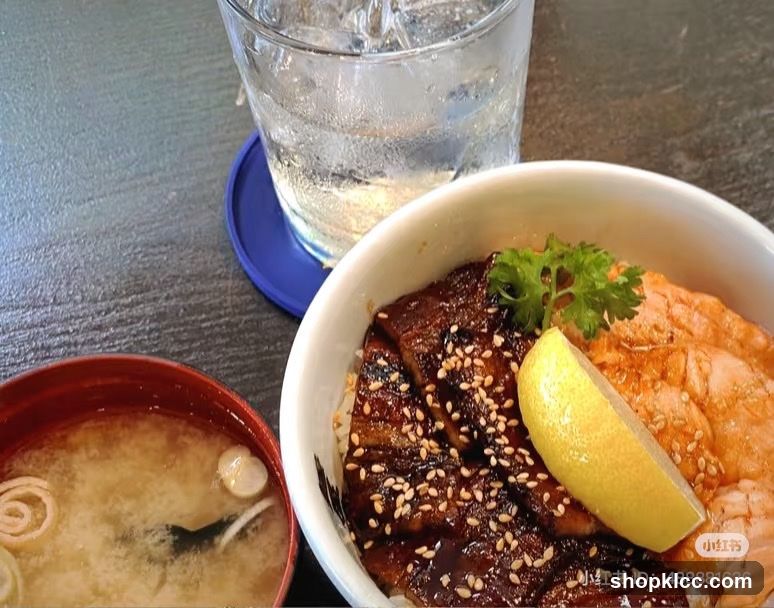 Donburi with Salmon and Eel