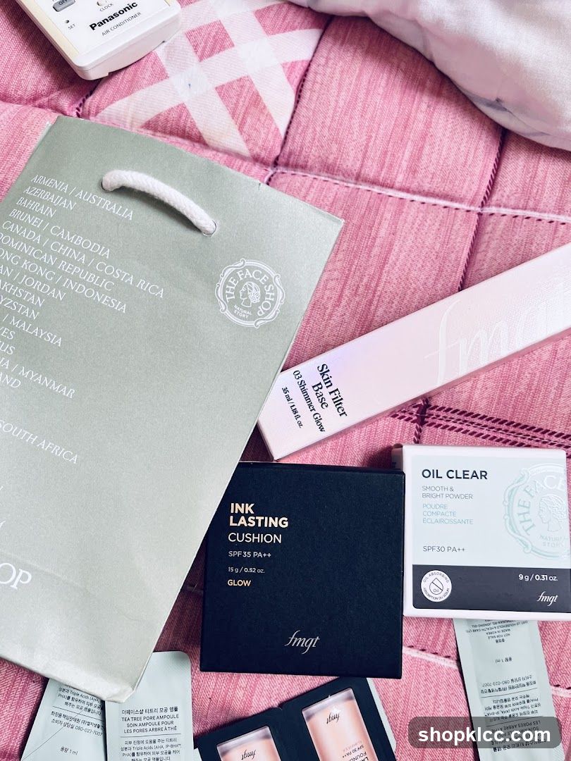 The Face Shop and fmgt Cosmetics