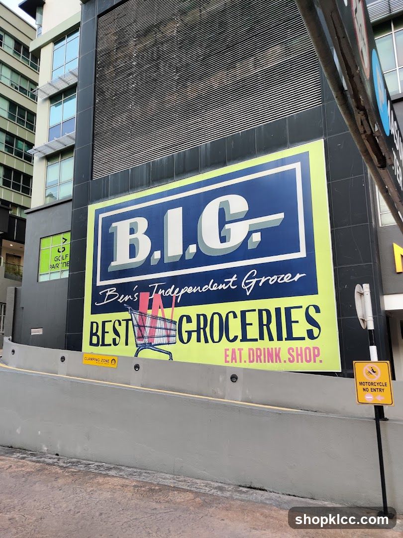 B.I.G. Ben's Independent Grocer Sign