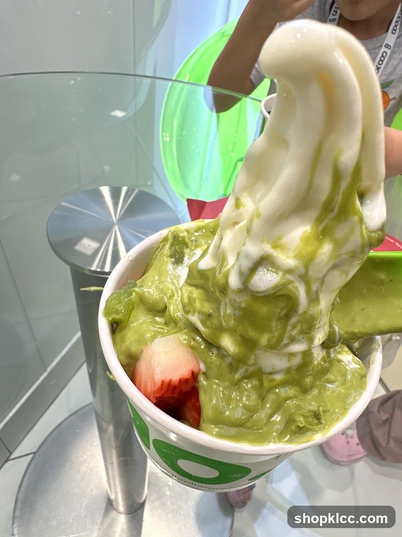 Matcha Soft Serve Ice Cream