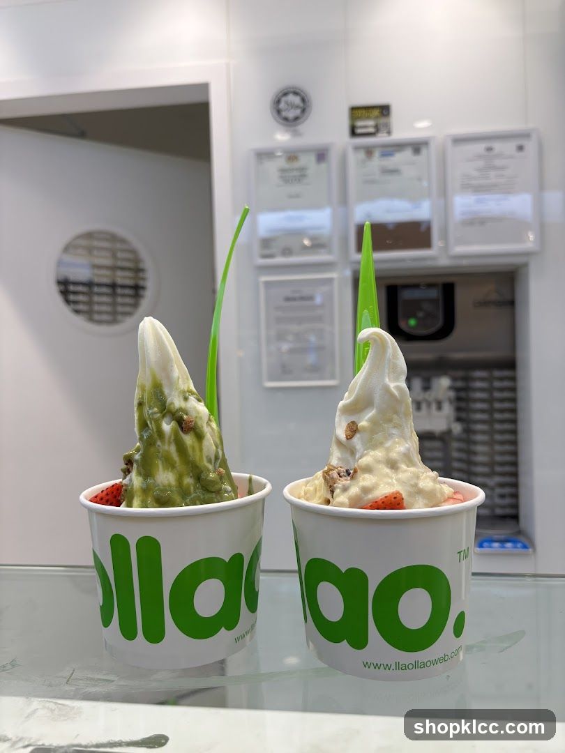 Frozen Yogurt Cups