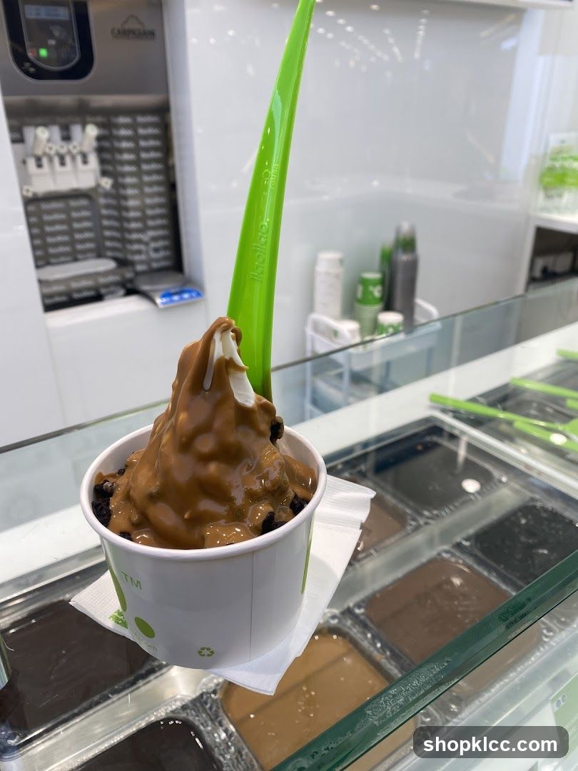 Frozen Yogurt with Toppings