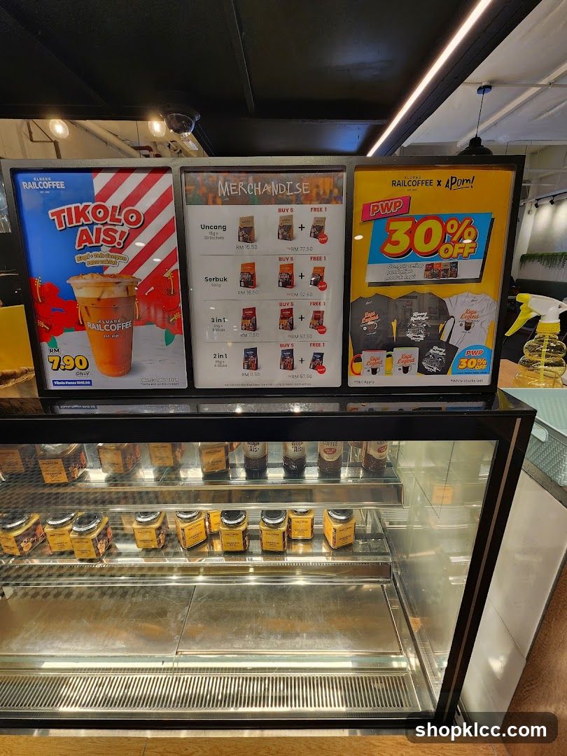 Coffee Shop Merchandise and Promotions