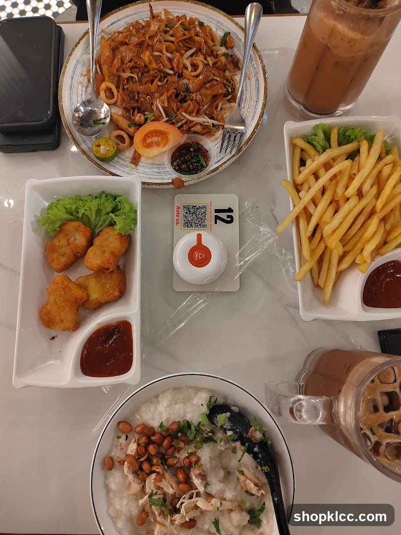 Table with Food and Drinks