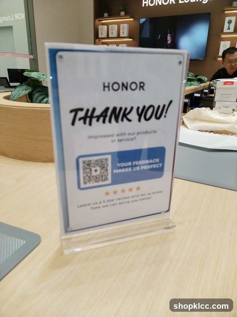 Honor Thank You Sign