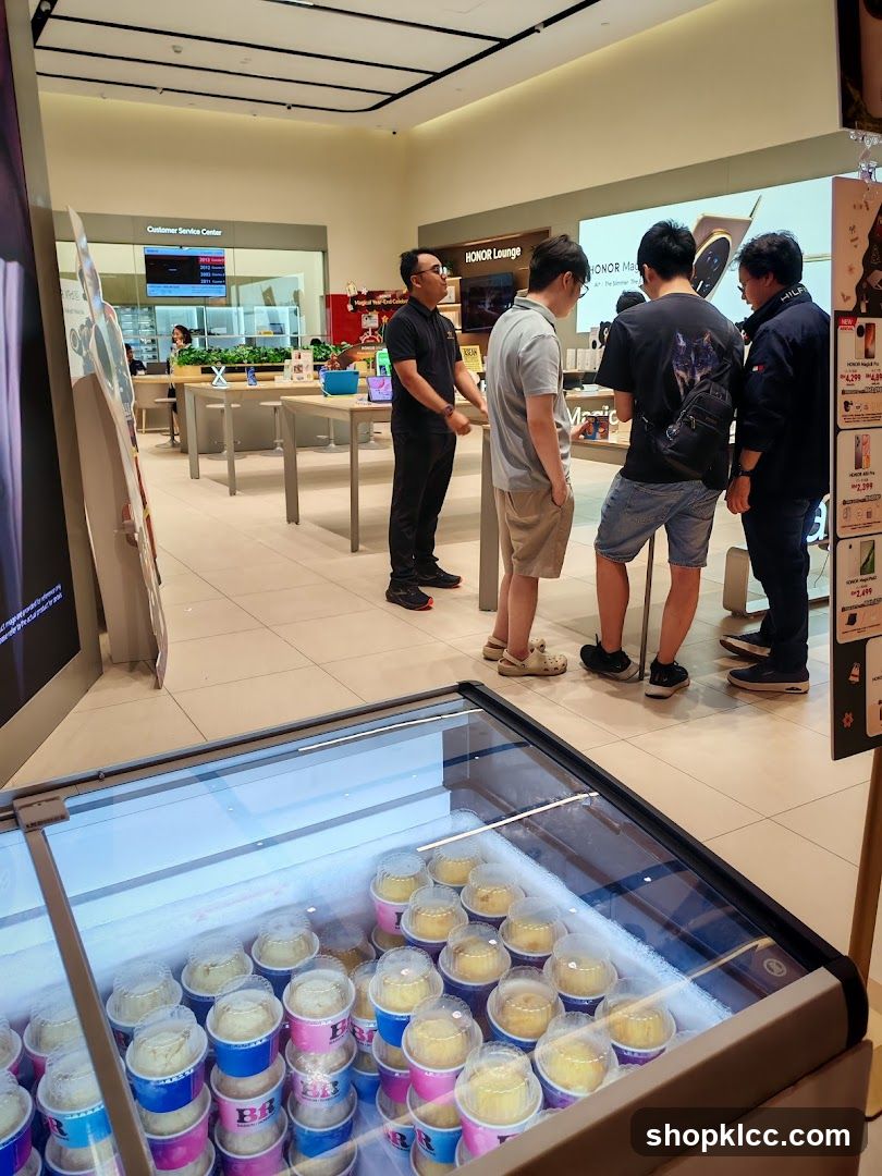 Ice Cream Freezer Display