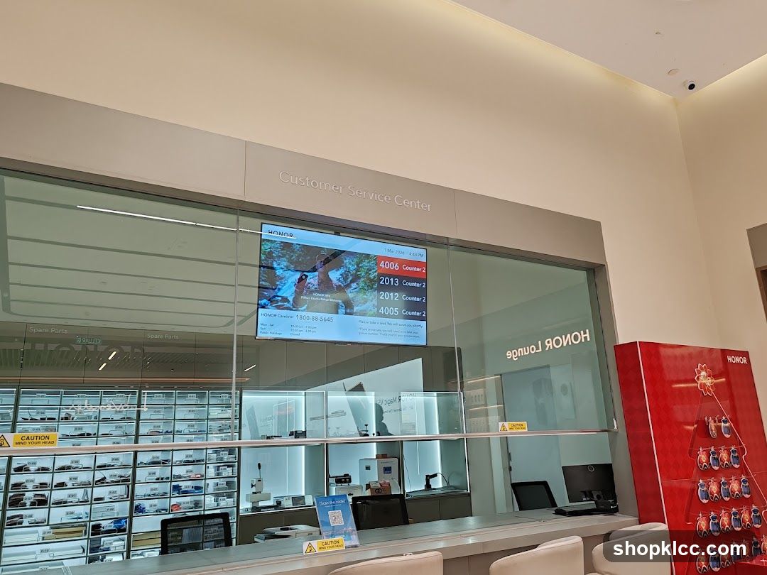 Customer Service Center Display
