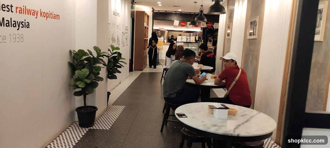 Interior of a coffee shop