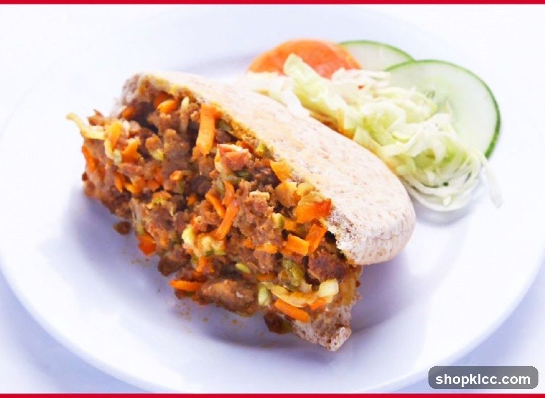 Pita Sandwich with Salad
