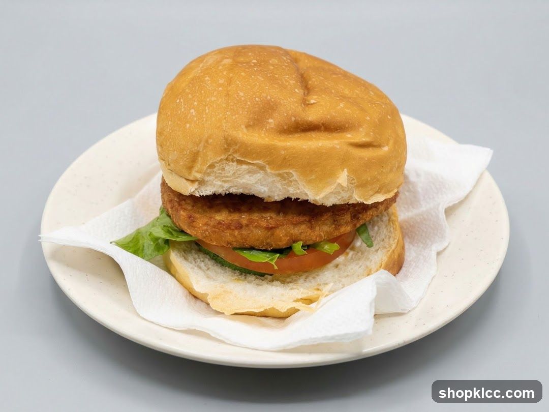 Burger on a Plate