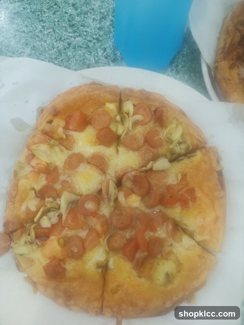 Pizza with Sausage and Vegetables