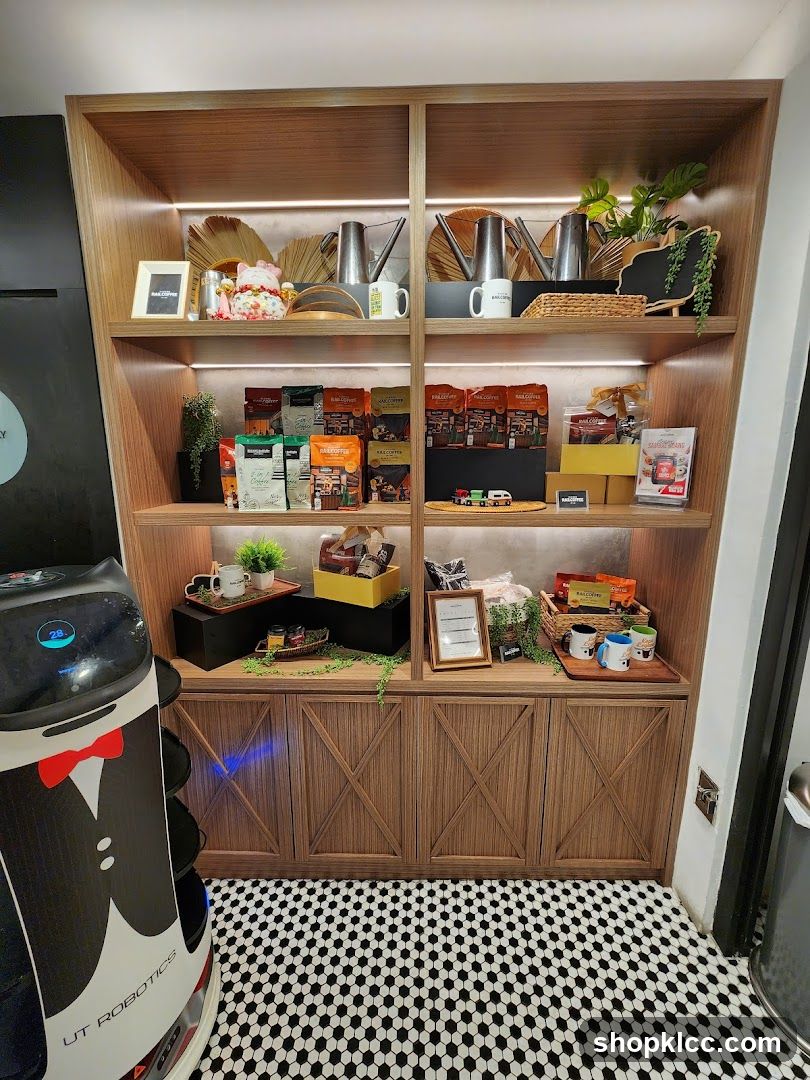 Coffee Shop Display Shelf