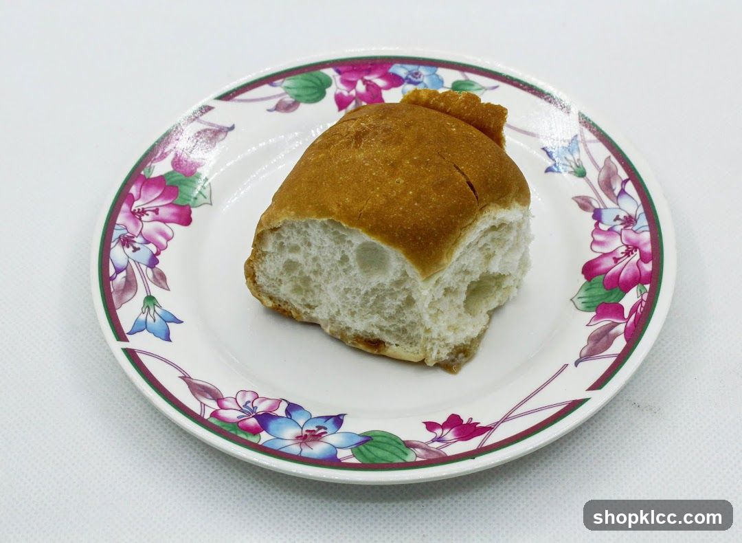 Bread Roll on Plate