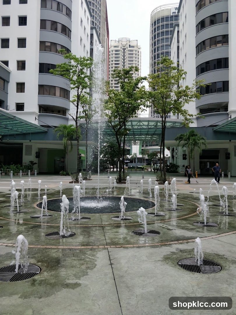 Outdoor Fountain Plaza