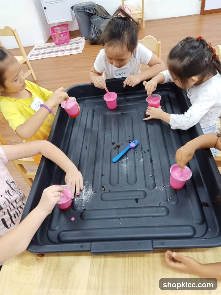 Children doing an activity