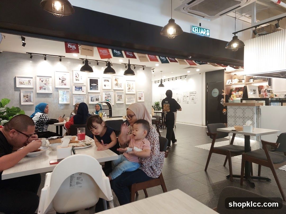 Cafe Interior with Patrons