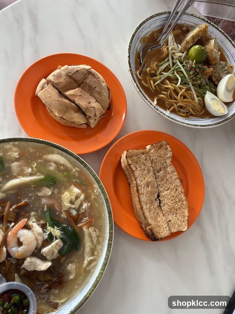 Table with food