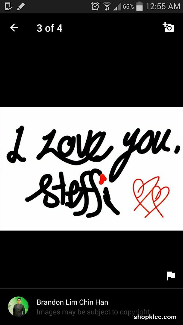 Handwritten message