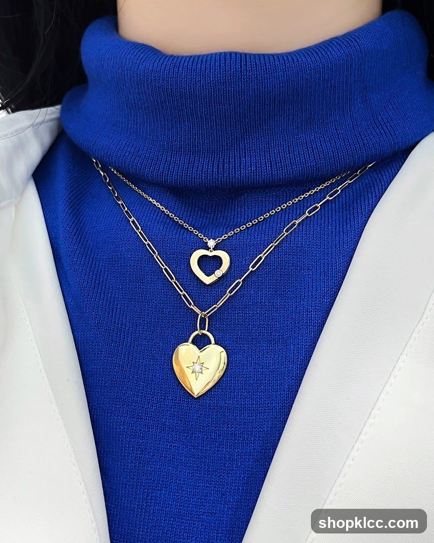 Layered Heart Necklaces