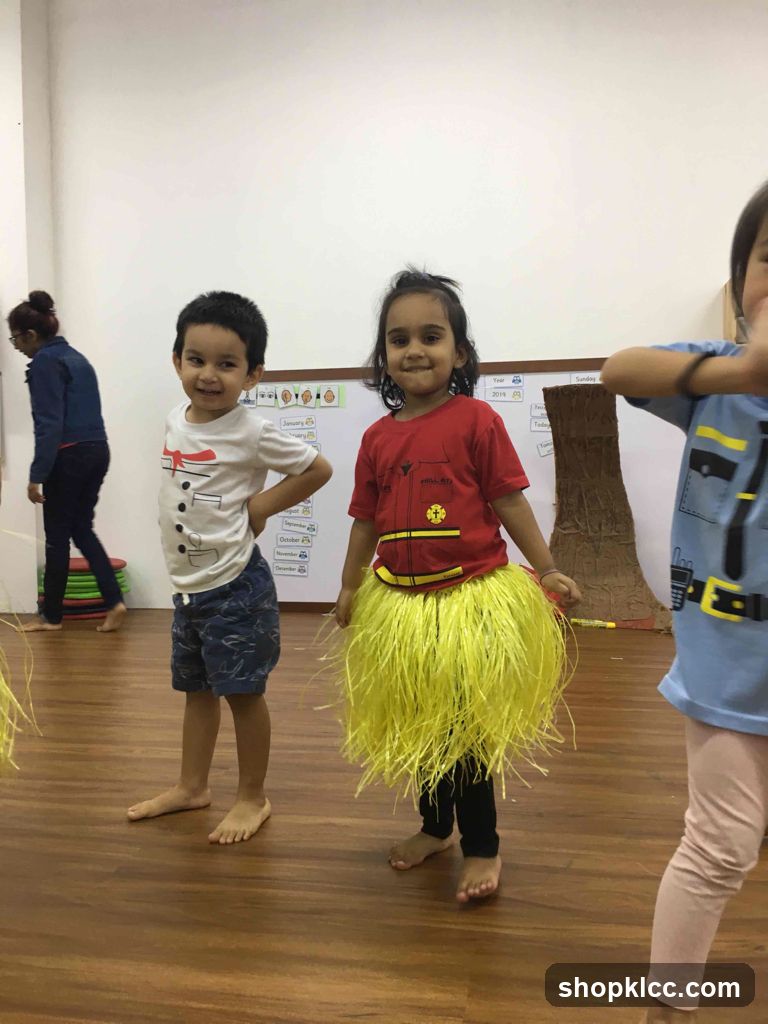 Children in costumes