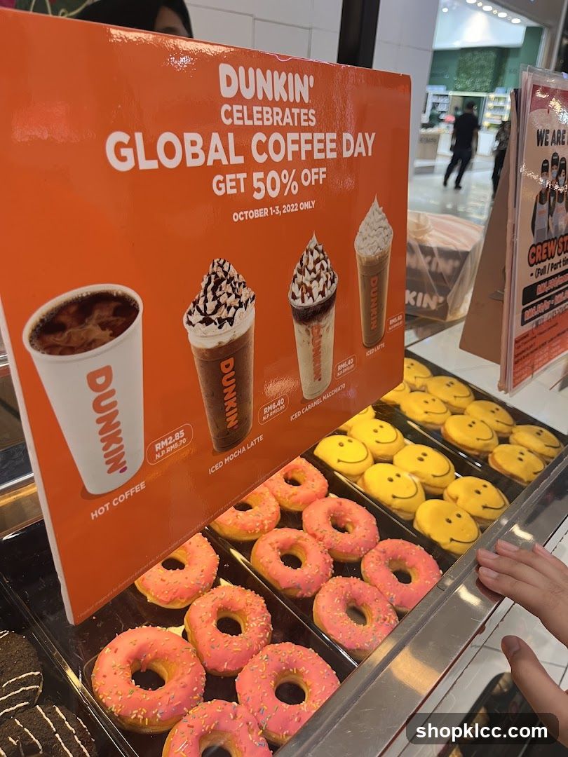 Dunkin' Global Coffee Day Promotion