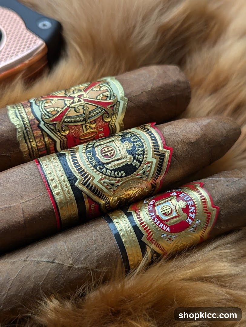Cigars on fur