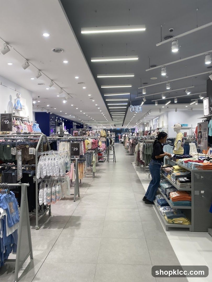 Clothing store interior