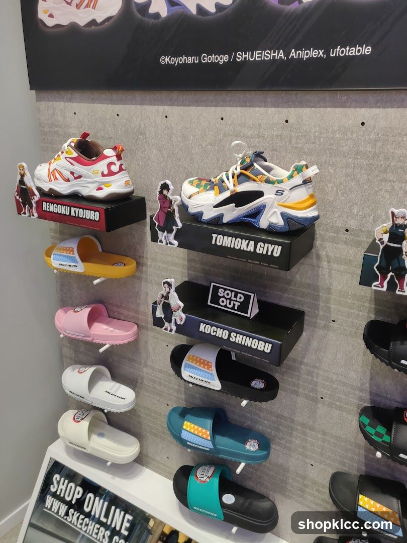 Skechers Demon Slayer Collection Display