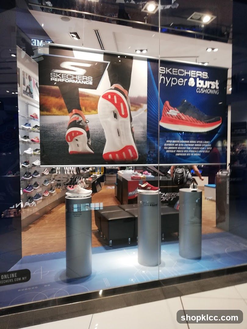 Skechers Store Window Display