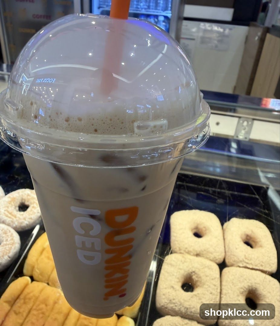 Iced Coffee and Donuts
