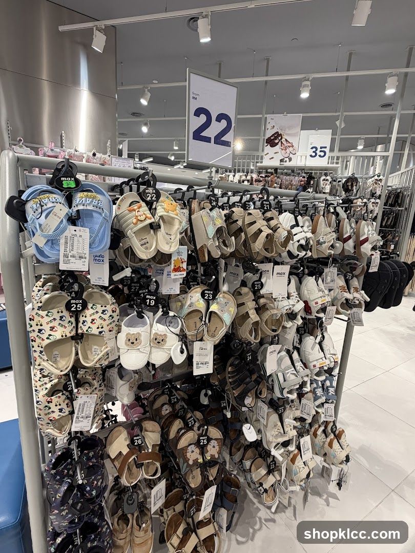 Children's Sandals Display
