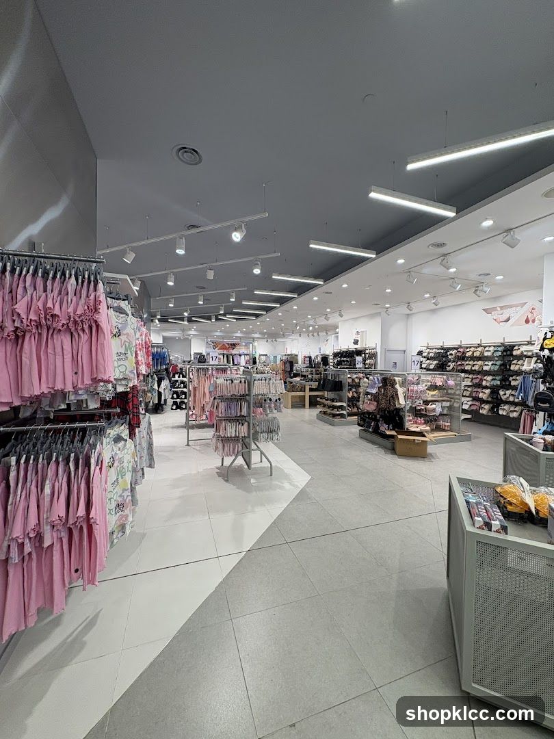 Clothing store interior
