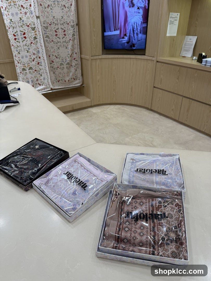 Packaged Scarves