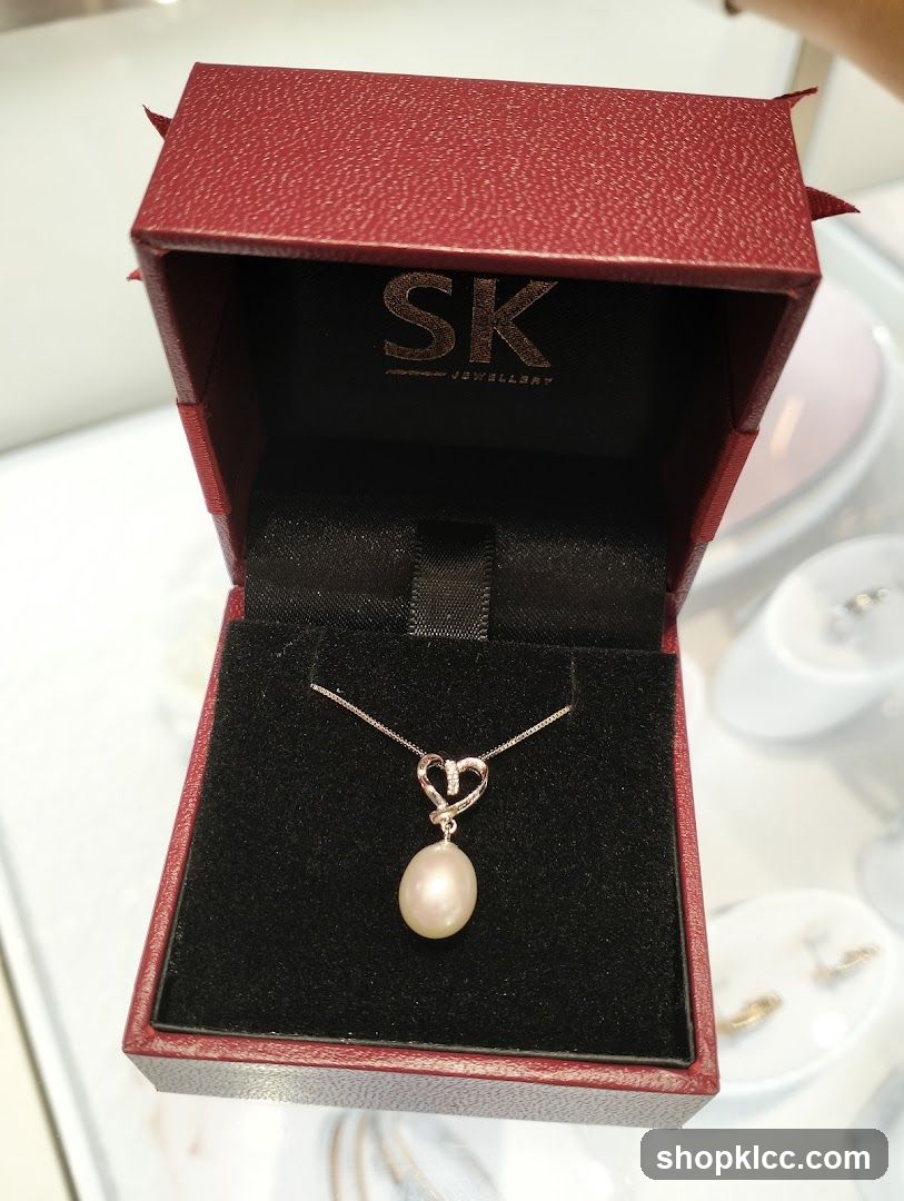 Pearl Necklace in a Jewelry Box