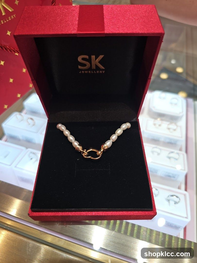 Pearl Necklace in a Jewelry Box