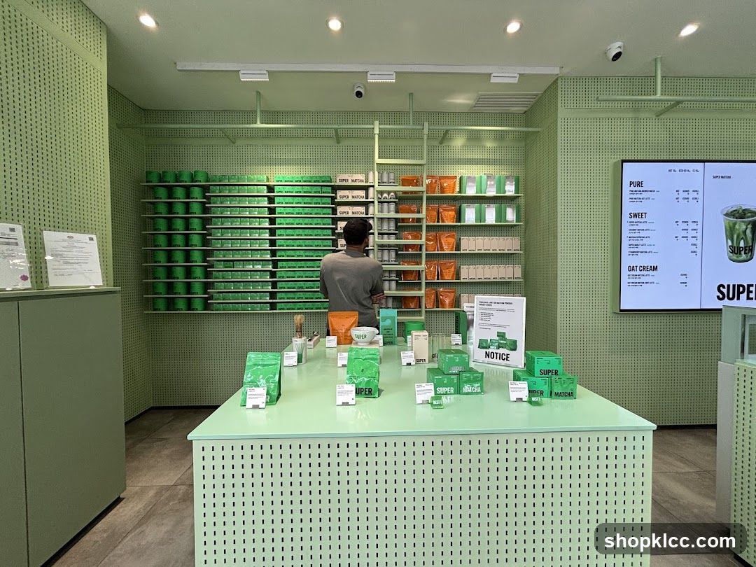 Matcha Store Interior