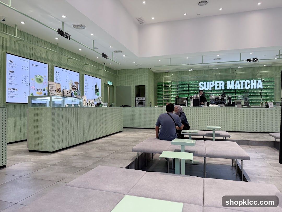 Super Matcha Cafe Interior