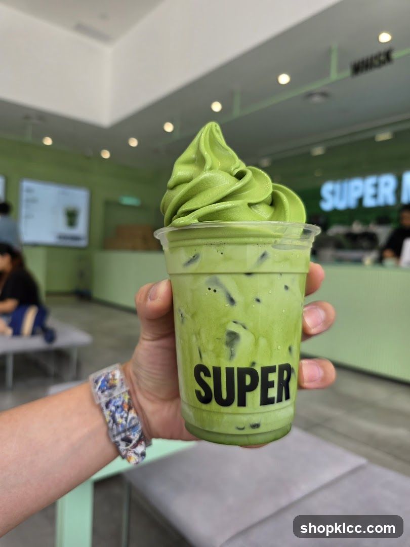 Matcha Soft Serve Drink