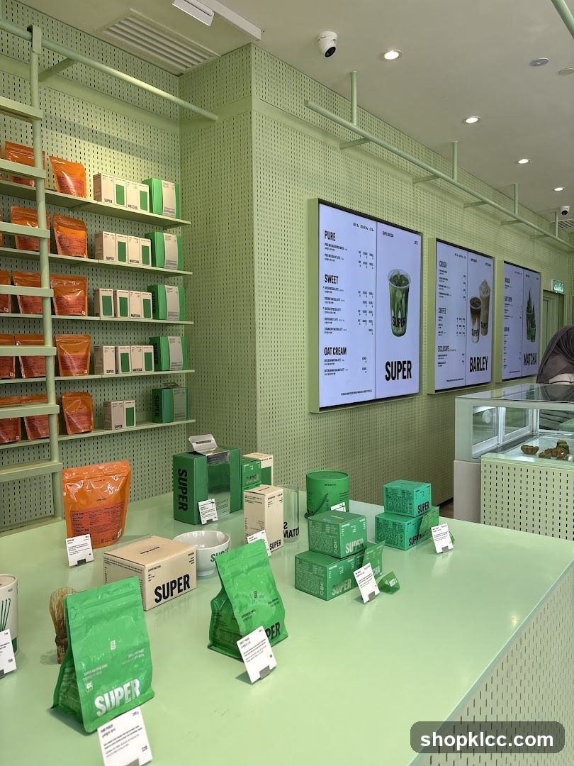 Matcha Store Interior
