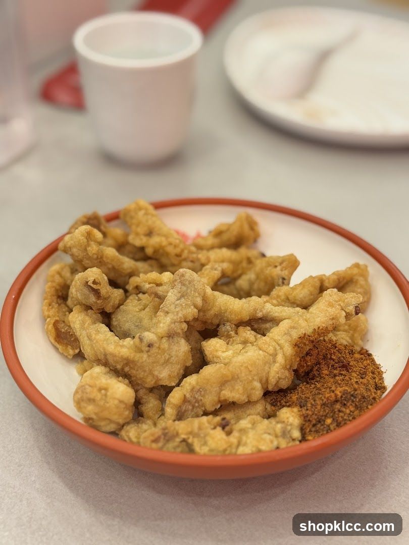 Fried Meat Strips with Seasoning
