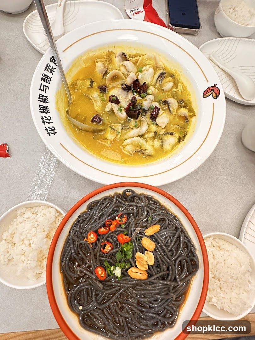 Dishes of Fish and Noodles