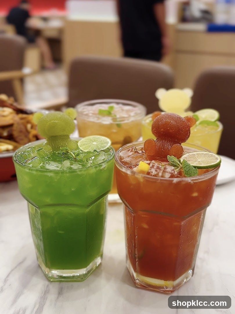 Bear-shaped Ice Drinks